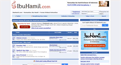 Desktop Screenshot of ibuhamil.net