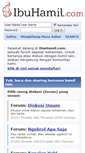Mobile Screenshot of ibuhamil.net