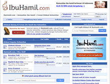 Tablet Screenshot of ibuhamil.net