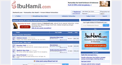 Desktop Screenshot of ibuhamil.com