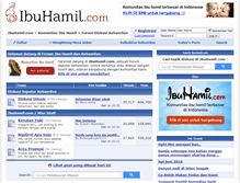 Tablet Screenshot of ibuhamil.com